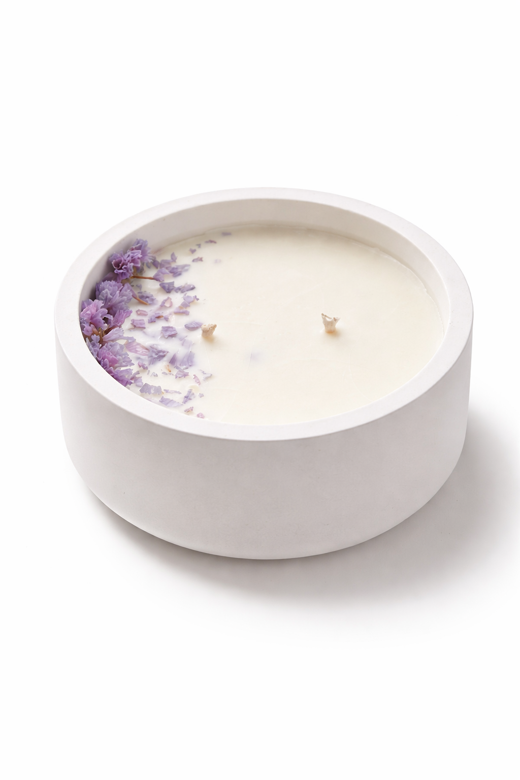 Vela aromática com Flores Secas Naturais