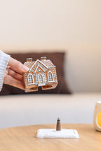 Porta-Incenso Natal: Casinha Gengibre (Canela & Maçã)