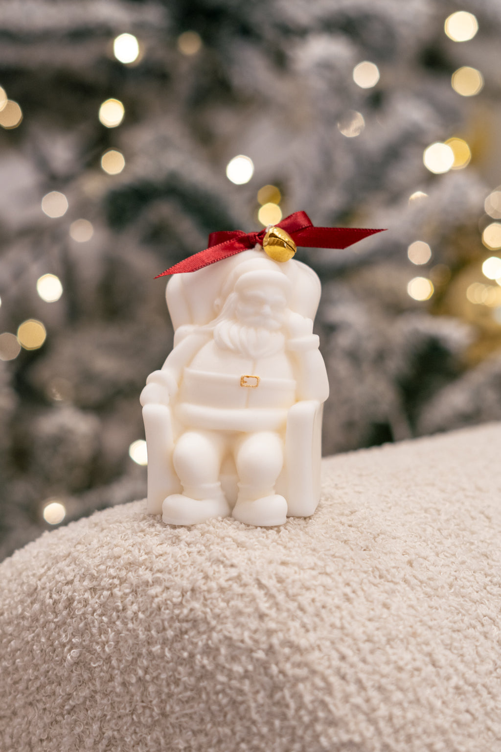 Vela Pai Natal na Poltrona: A Soneca Doce (Chocolate e Café)