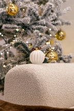 Vela Bola de Natal: Brilho Mágico (Chocolate e Café)