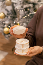 Vela Carrossel de Natal: Sonho Dourado (Aroma Caramelo)