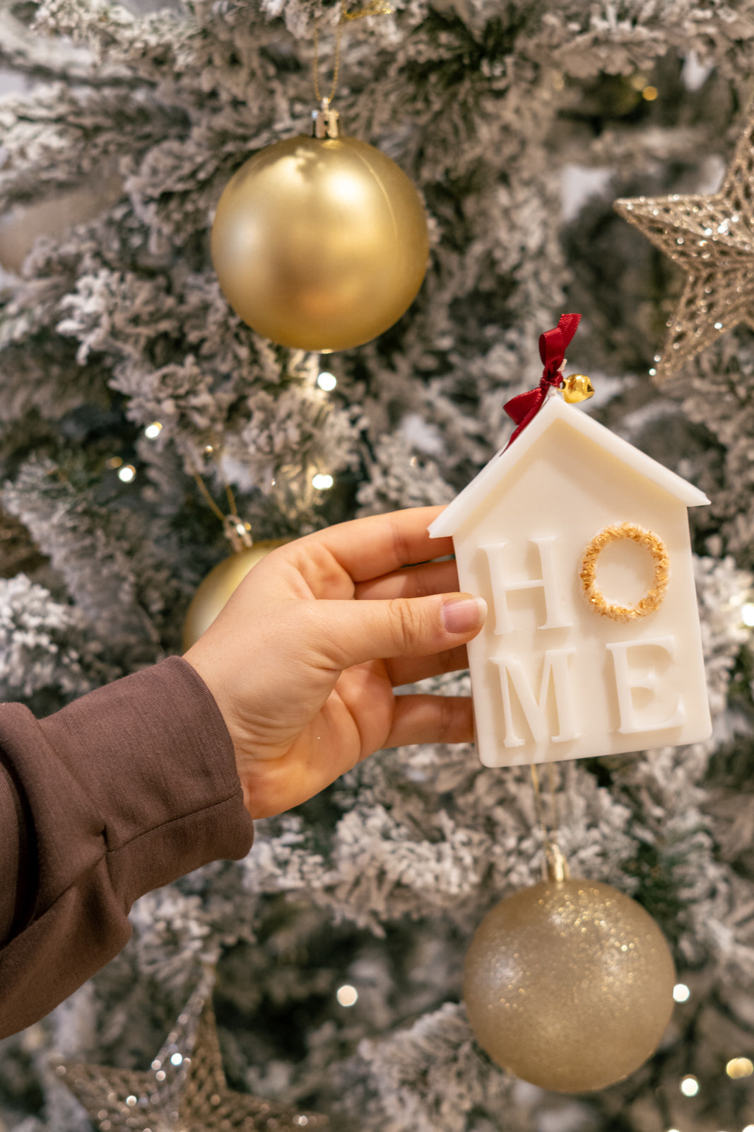 Vela Decorativa "Sweet Home" (Chocolate e Baunilha)