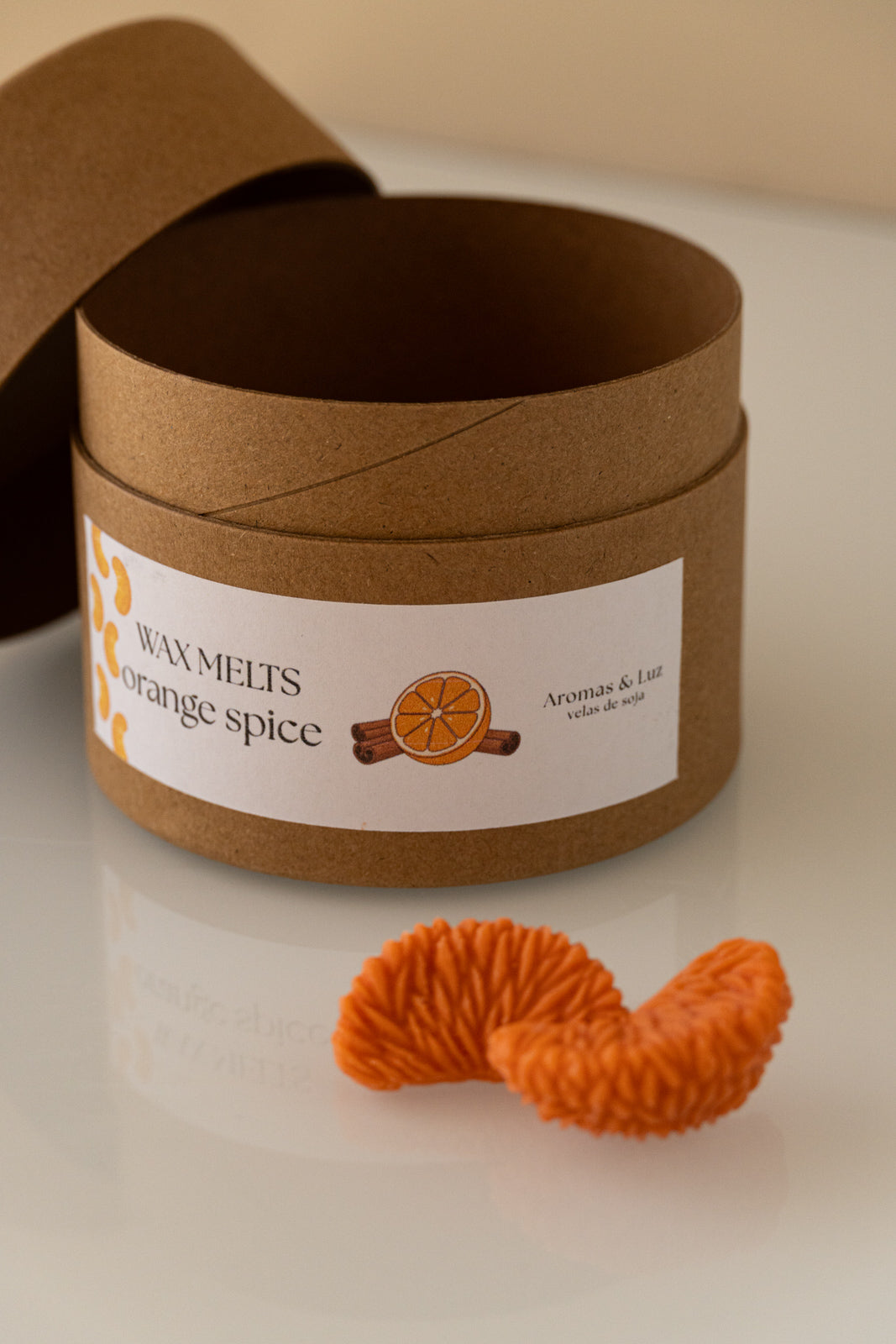 Wax melts: Orange Spice (100 gr)