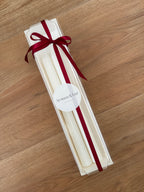 Pack Castiçal Dourado Slim + Duas Velas Caneladas