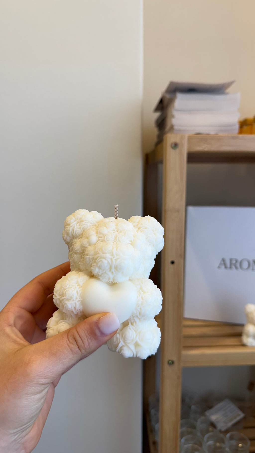 Vela Decorativa Urso – Dois Tamanhos Encantadores