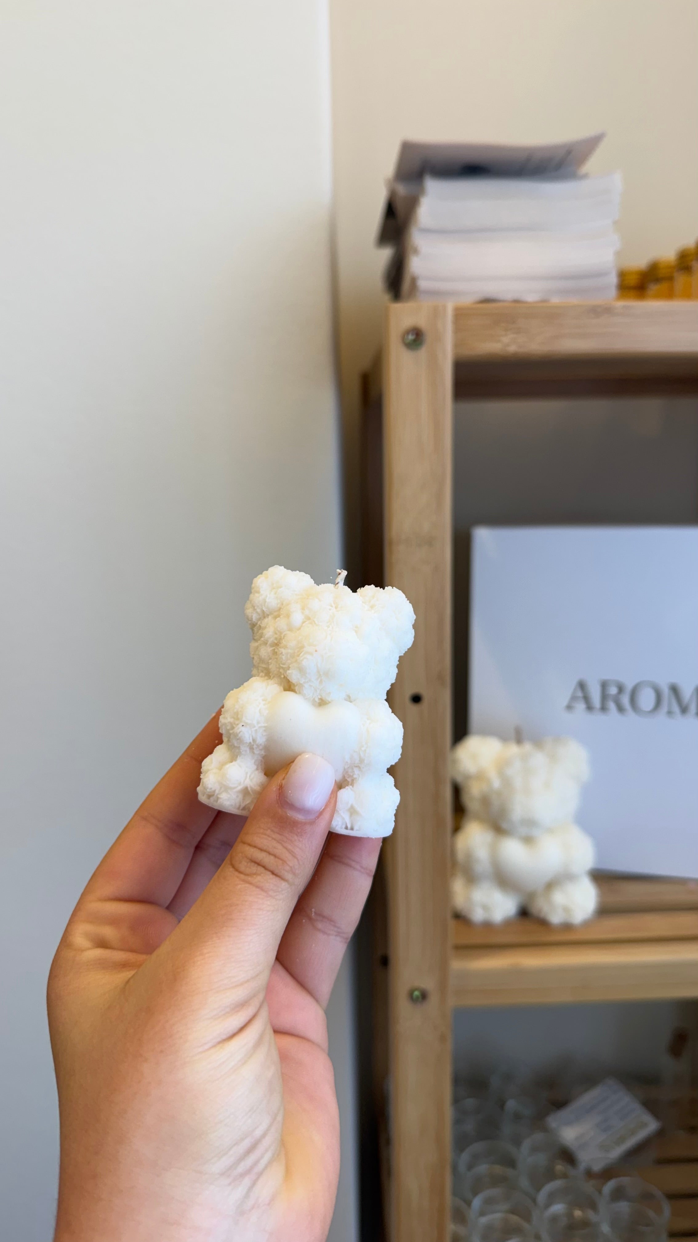 Vela Decorativa Urso – Dois Tamanhos Encantadores