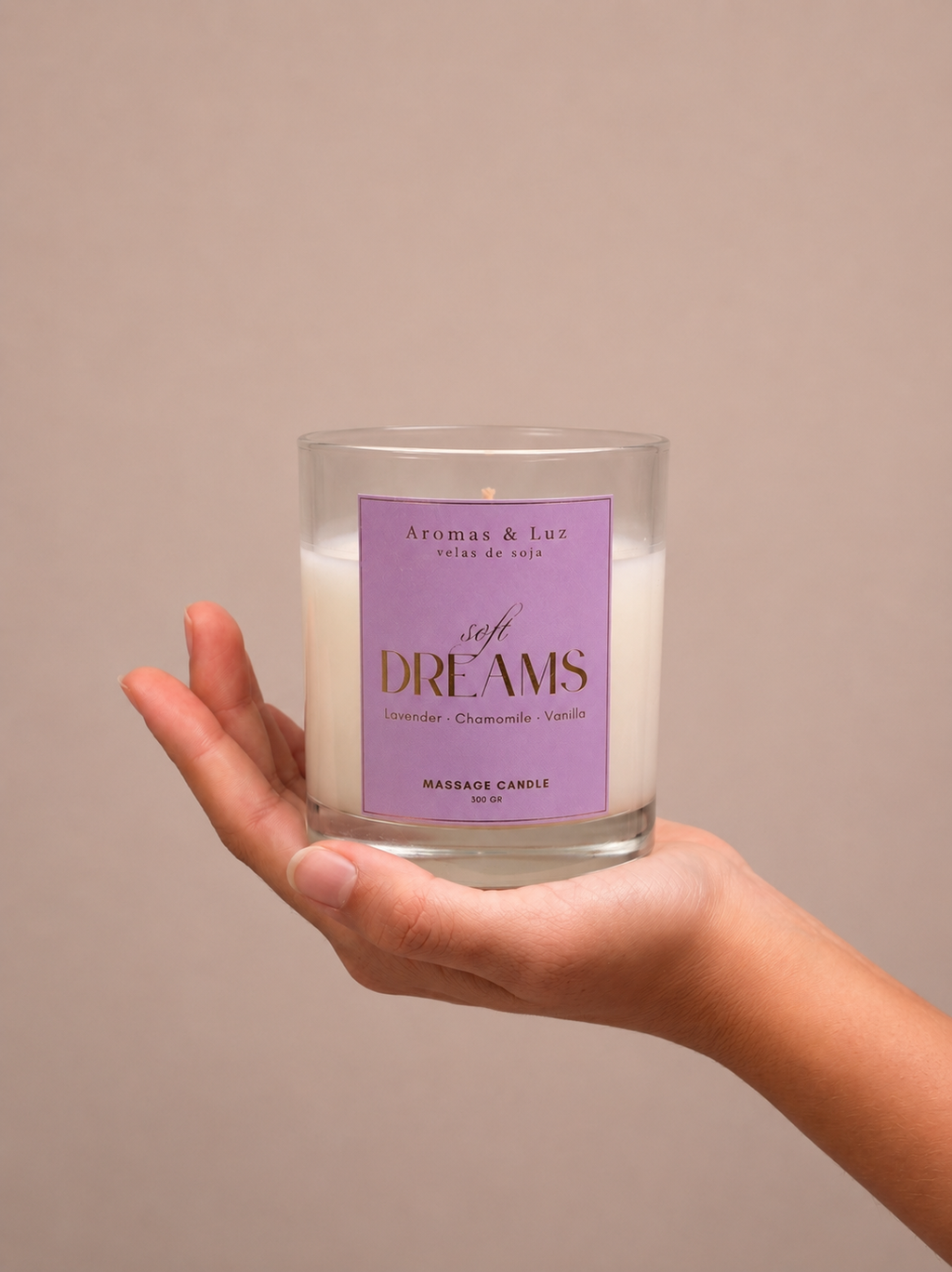Velas de massagem 200g - nova coleção